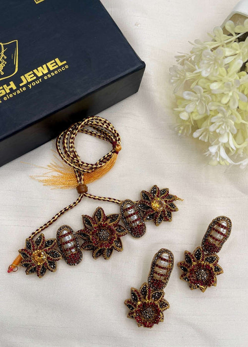 Shop the Aleyna Choker Set from Zarosh Jewel