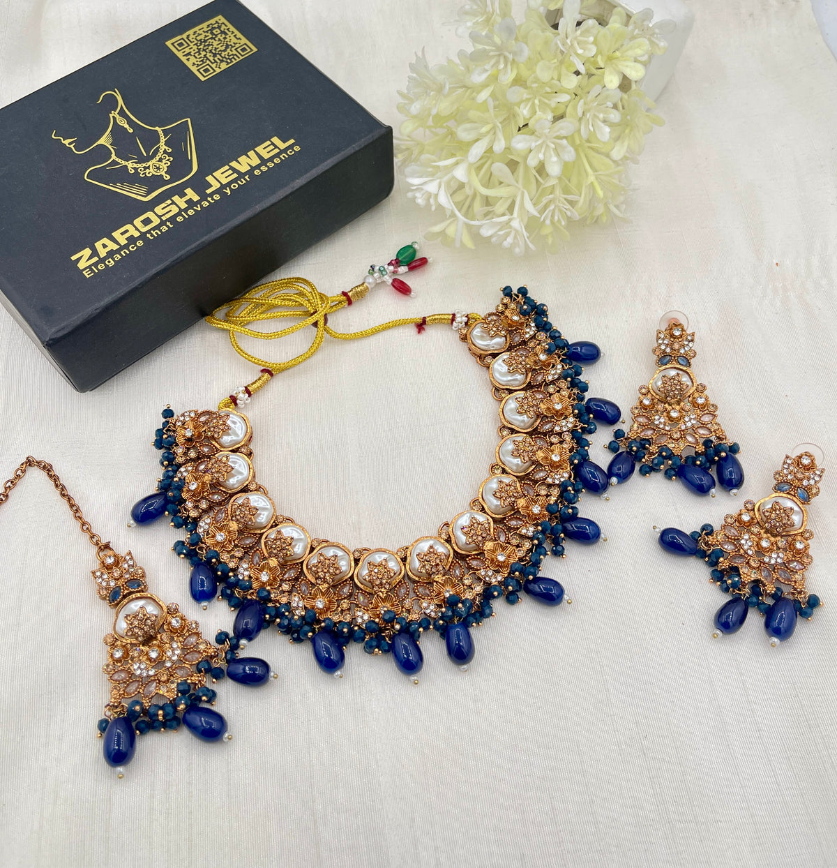 Shop the Alice Necklace Set from Zarosh Jewel