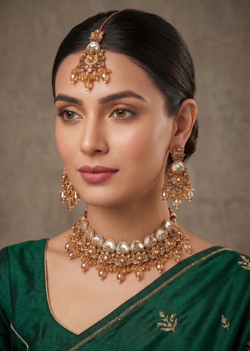 Alice Necklace Set by Zarosh Jewel