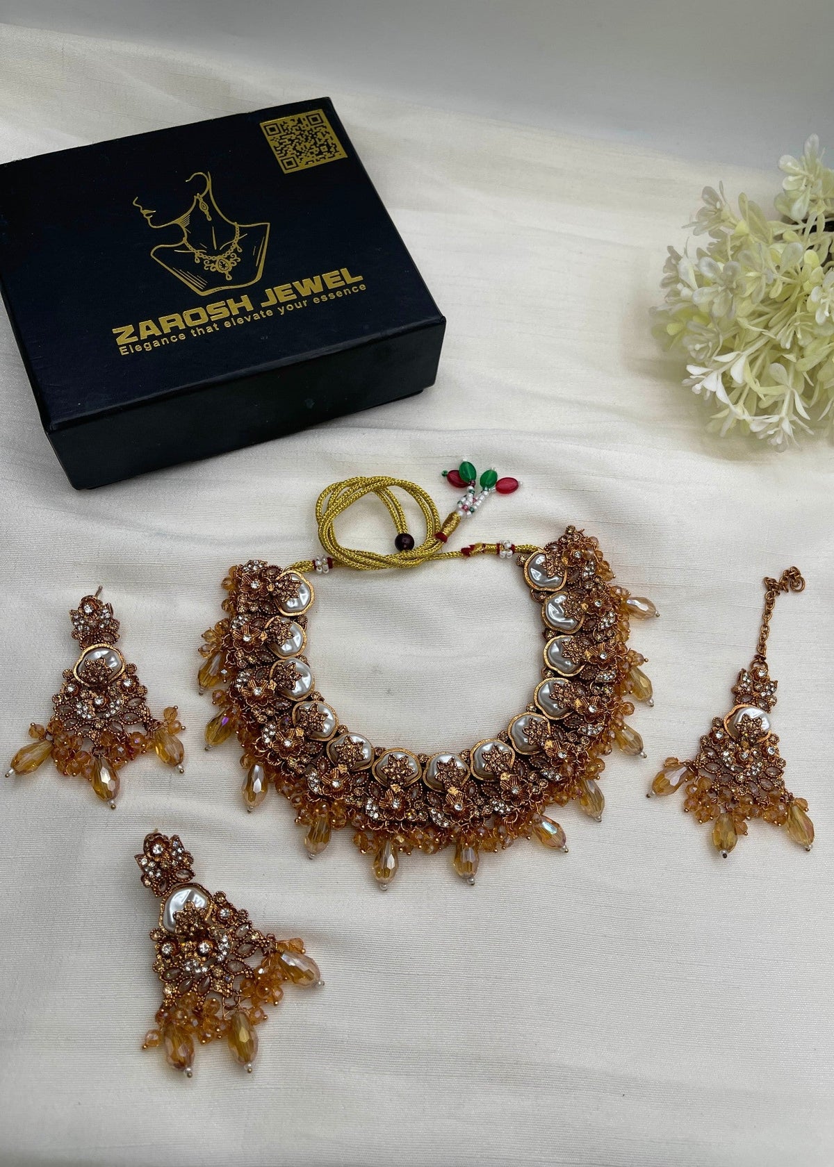Shop the Alice Necklace Set from Zarosh Jewel
