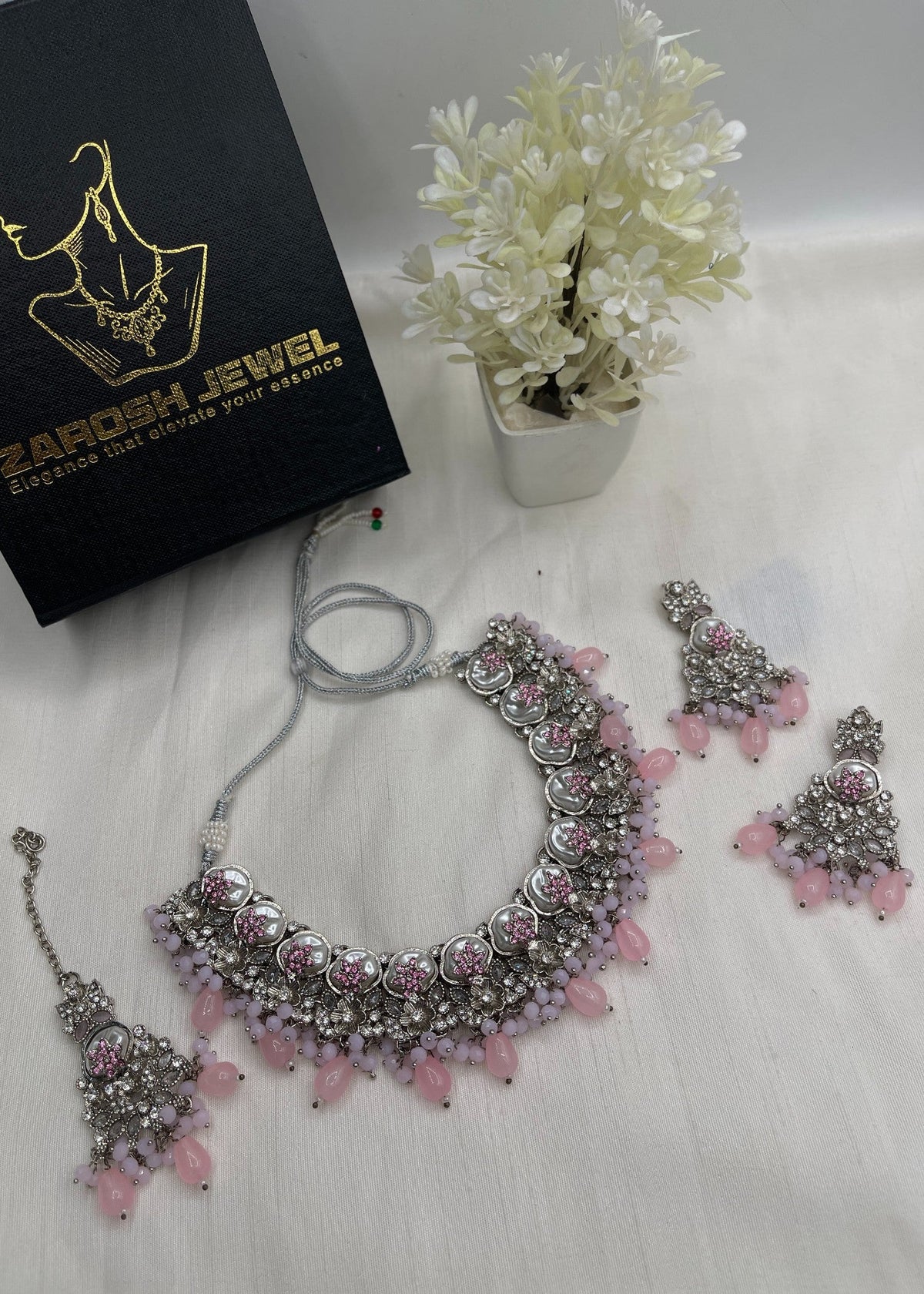 Shop the Alice Necklace Set from Zarosh Jewel
