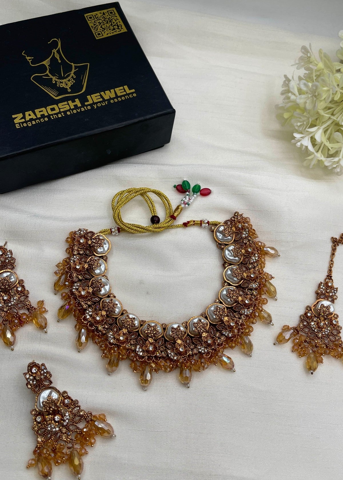 Shop the Alice Necklace Set from Zarosh Jewel