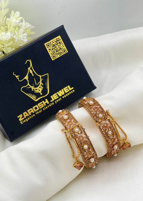 Shop the Aliza Openable Bangle Set from Zarosh Jewel