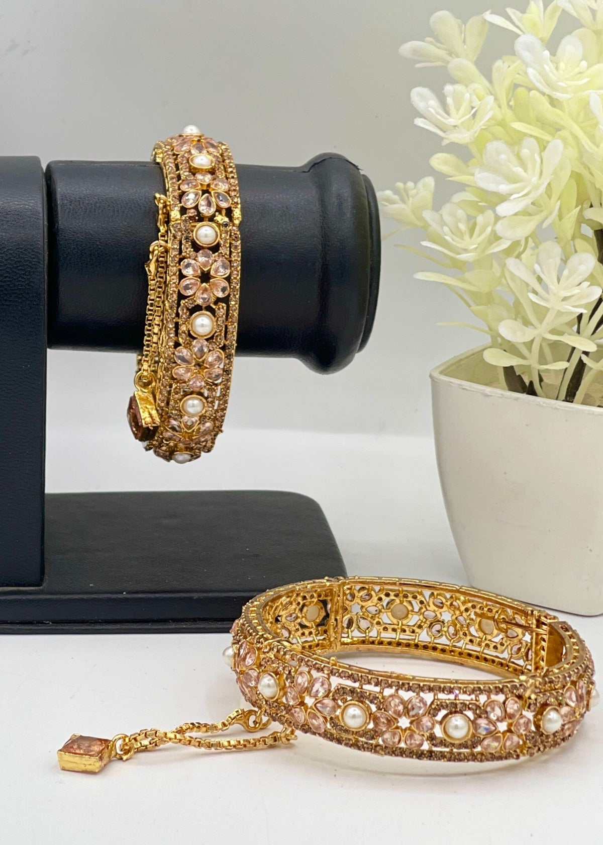 Shop the Aliza Openable Bangle Set from Zarosh Jewel