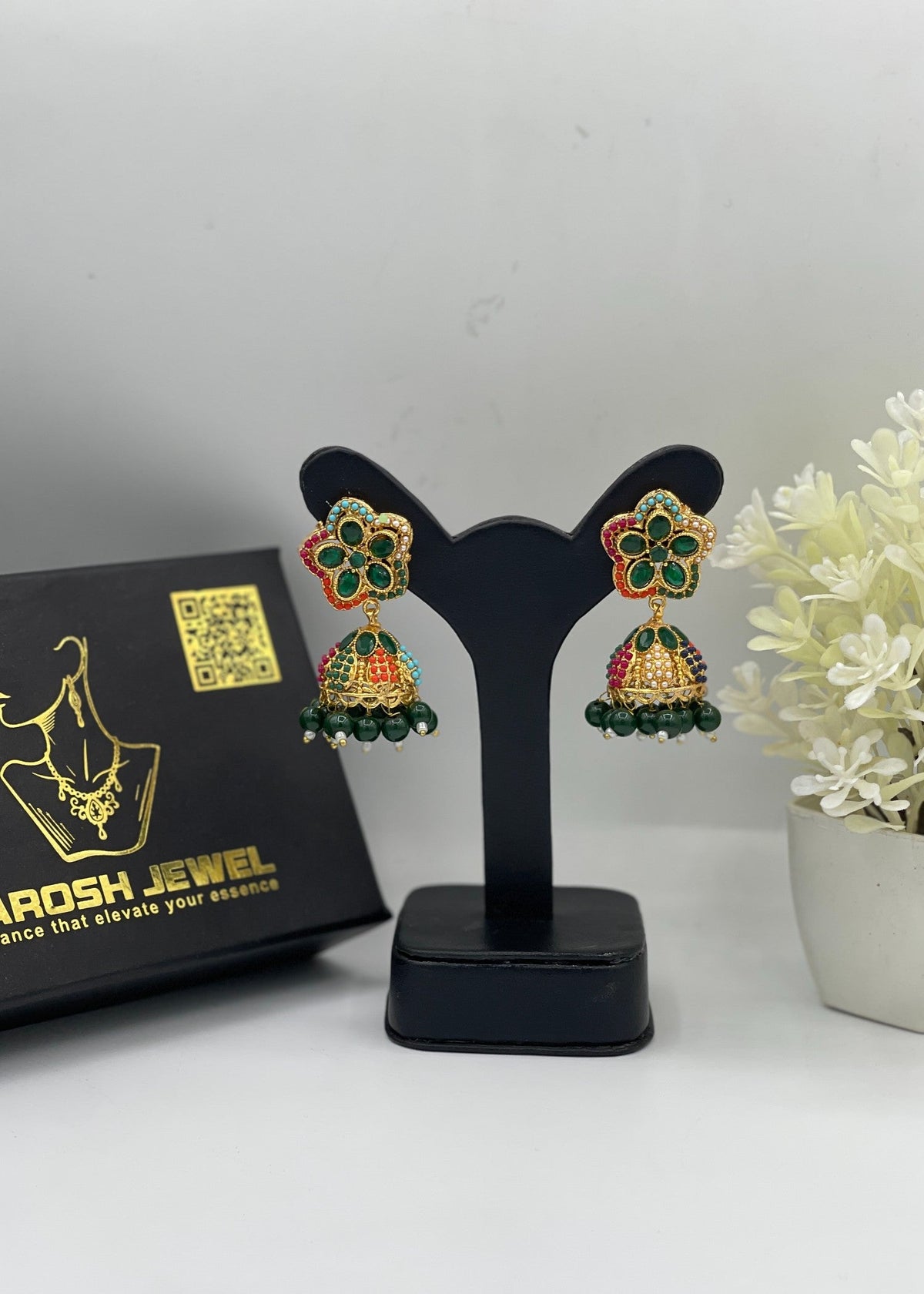 Shop the Alizeh Jhumka from Zarosh Jewel