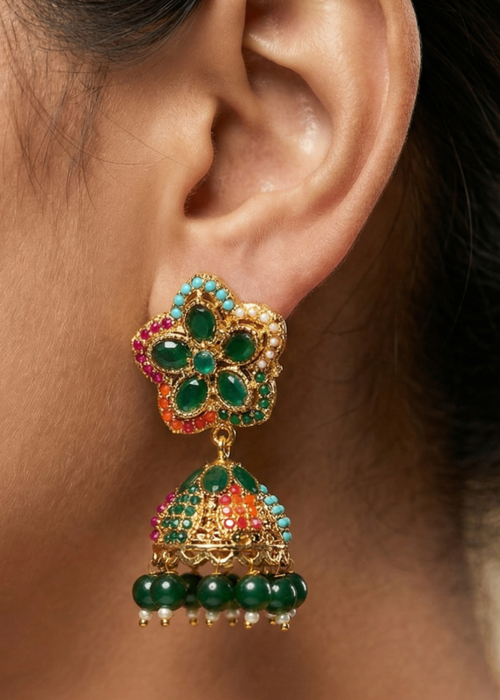 Shop the Alizeh Jhumka from Zarosh Jewel