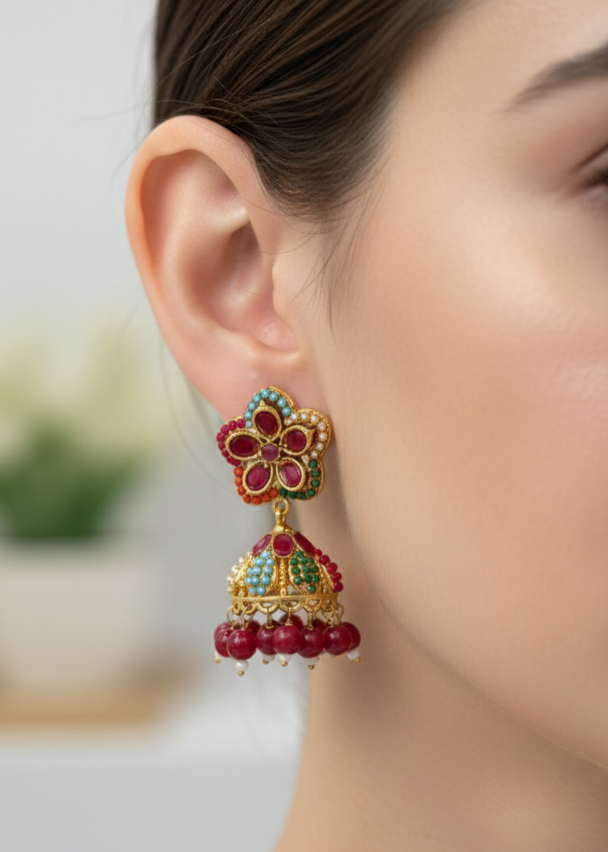 Shop the Alizeh Jhumka from Zarosh Jewel