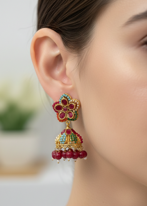 Shop the Alizeh Jhumka from Zarosh Jewel