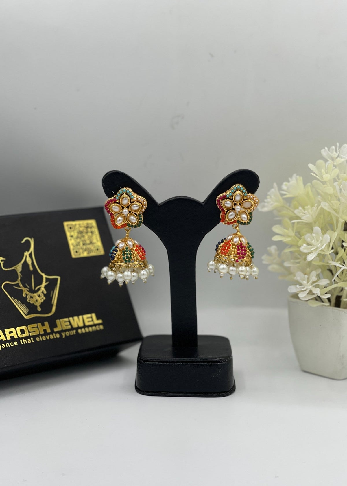 Shop the Alizeh Jhumka from Zarosh Jewel