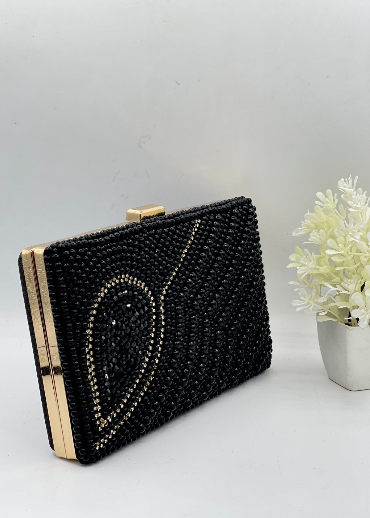 Shop the Amal Luxury Embellished Clutch from Zarosh Jewel