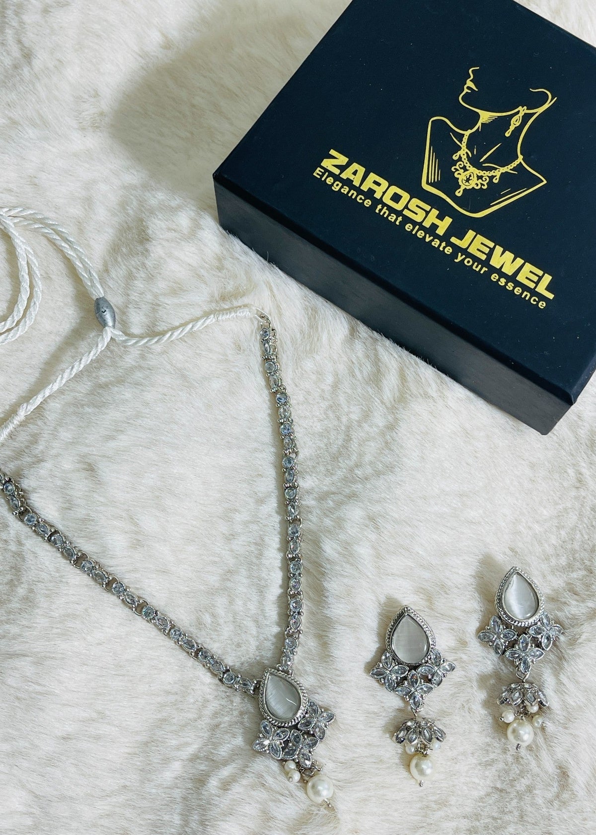 Shop the Amara Essence Necklace Set from Zarosh Jewel