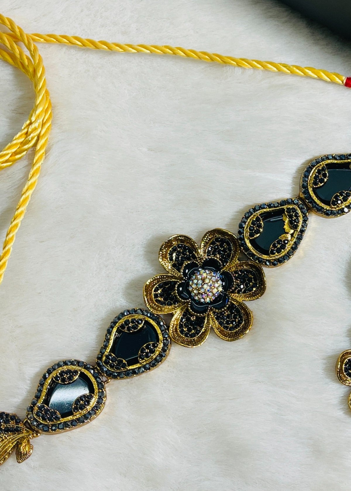 Shop the Amara Floral Choker from Zarosh Jewel
