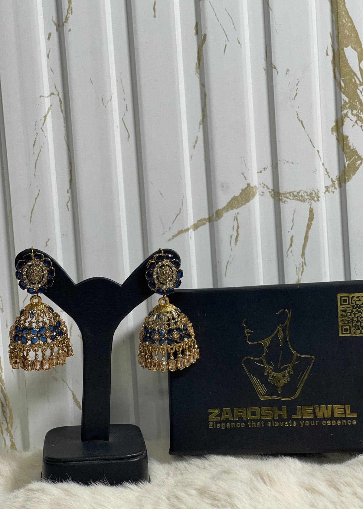 Shop the Amara Jhumkas from Zarosh Jewel