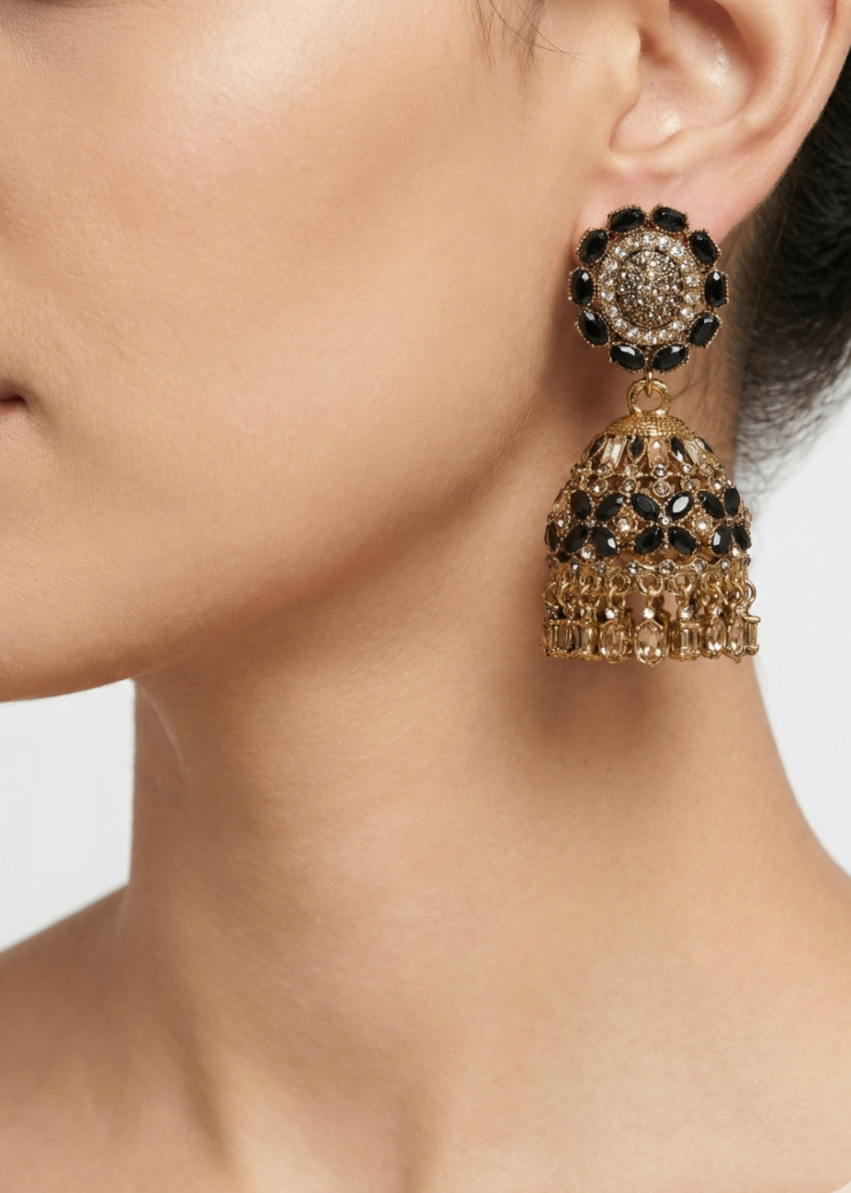 Shop the Amara Jhumkas from Zarosh Jewel