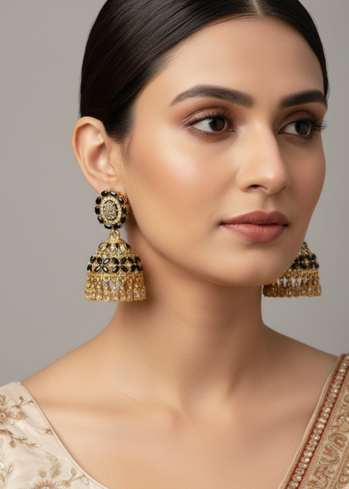 Shop the Amara Jhumkas from Zarosh Jewel