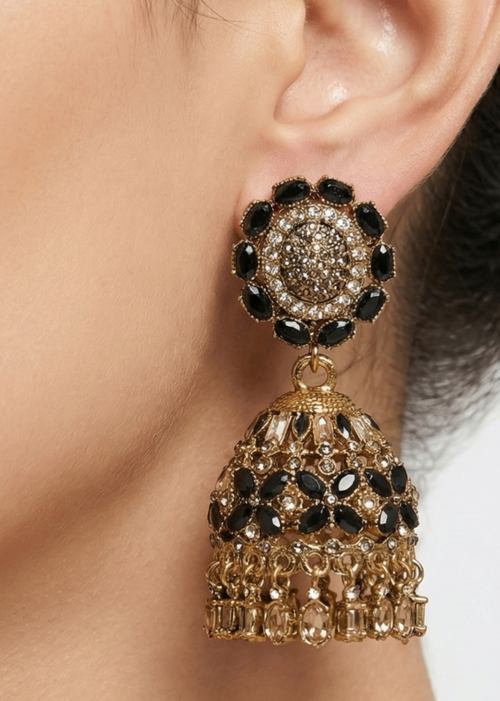 Shop the Amara Jhumkas from Zarosh Jewel
