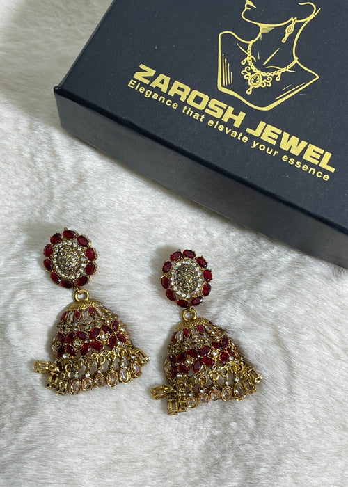 Shop the Amara Jhumkas from Zarosh Jewel