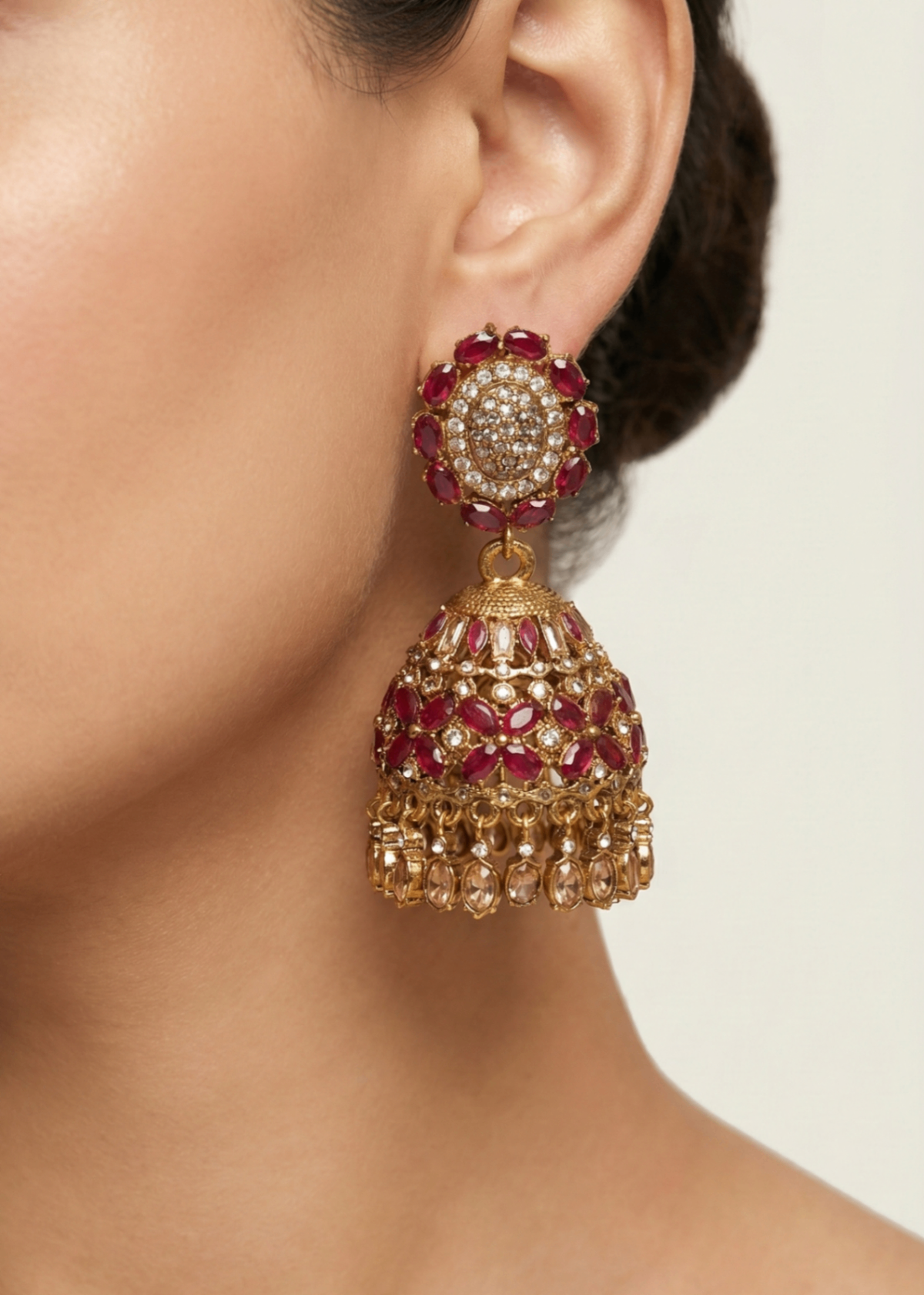 Shop the Amara Jhumkas from Zarosh Jewel