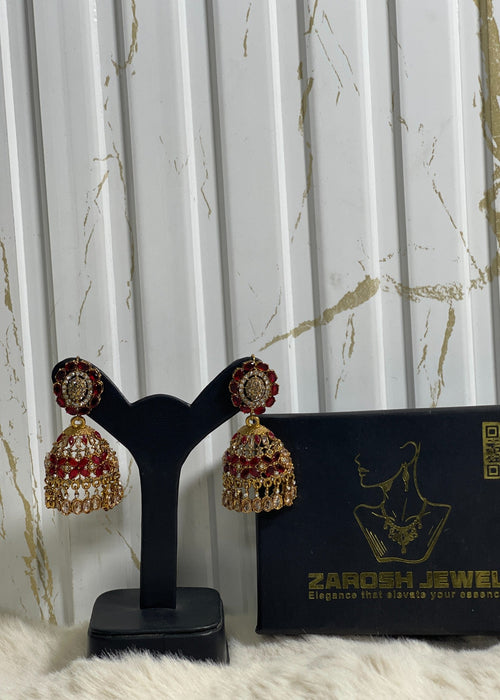 Shop the Amara Jhumkas from Zarosh Jewel