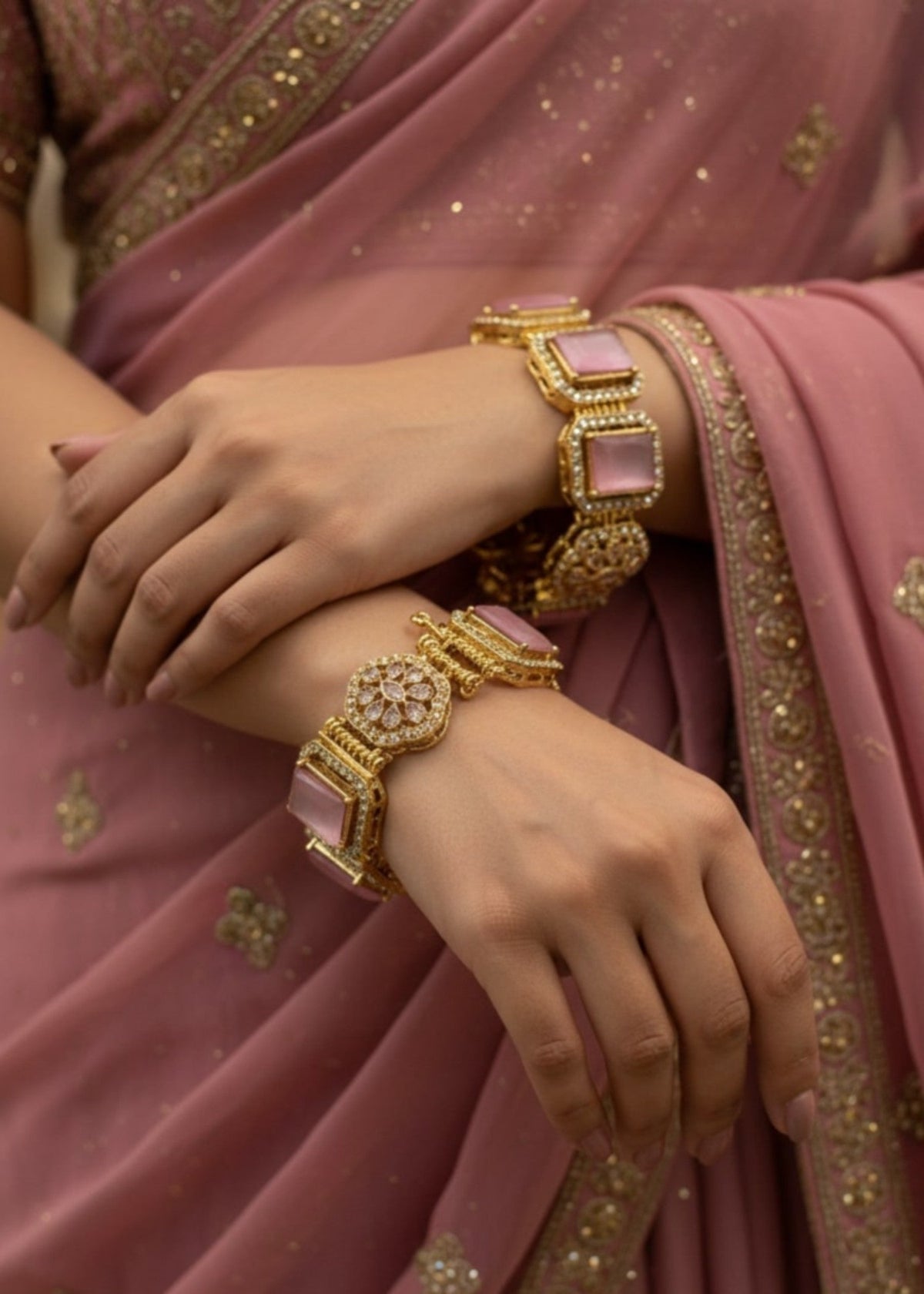 Shop the Ameera Bangles Openable from Zarosh Jewel