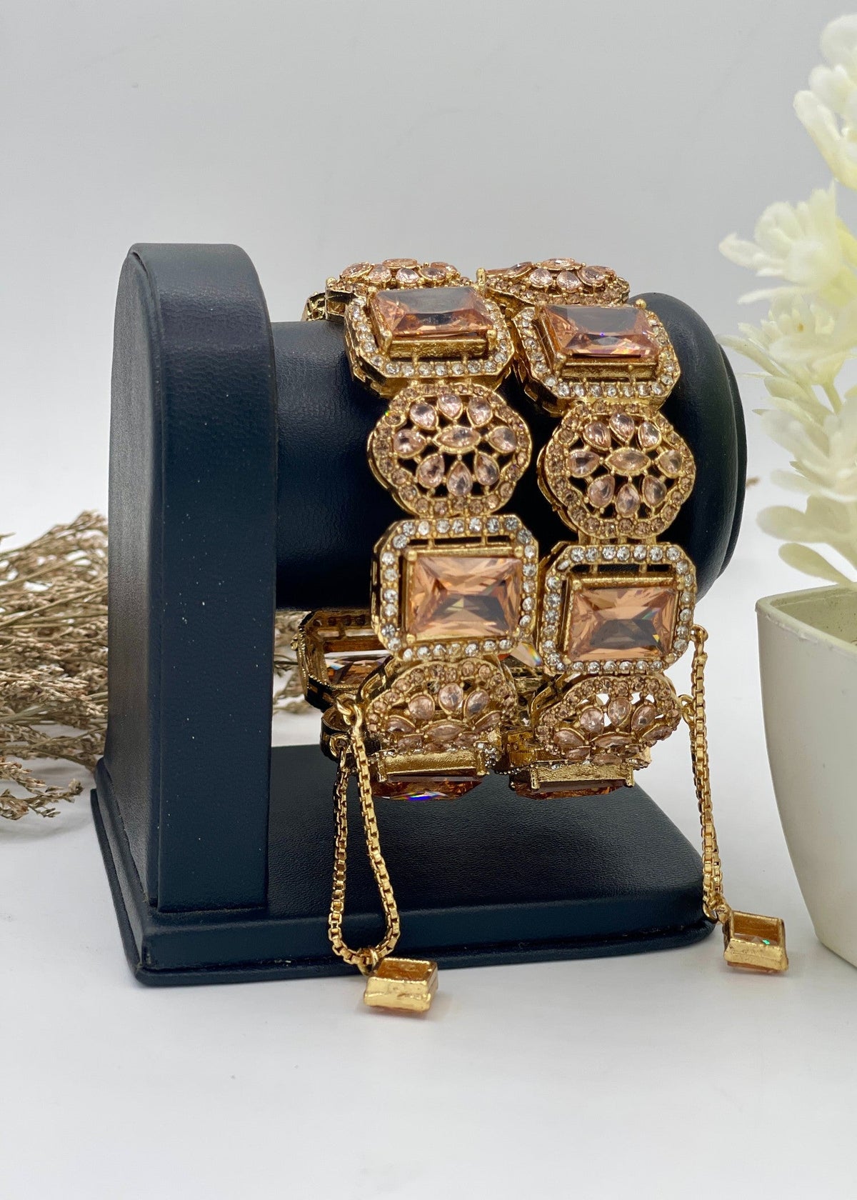 Shop the Ameera Bangles Openable from Zarosh Jewel