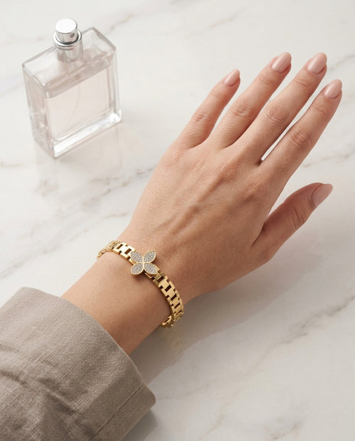 Amel Openable Bracelet by Zarosh Jewel