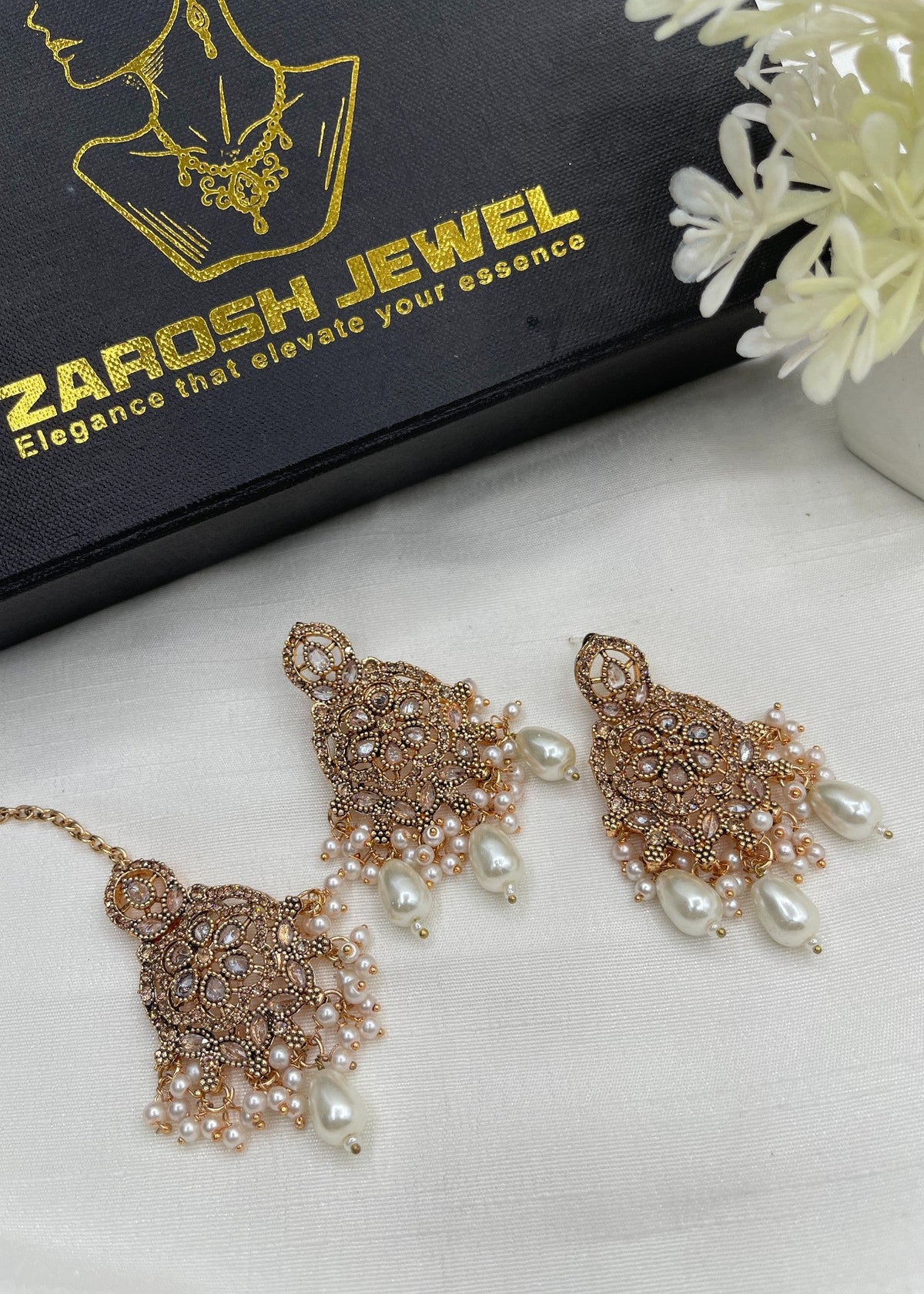 Shop the Amelia Earrings Tikka from Zarosh Jewel