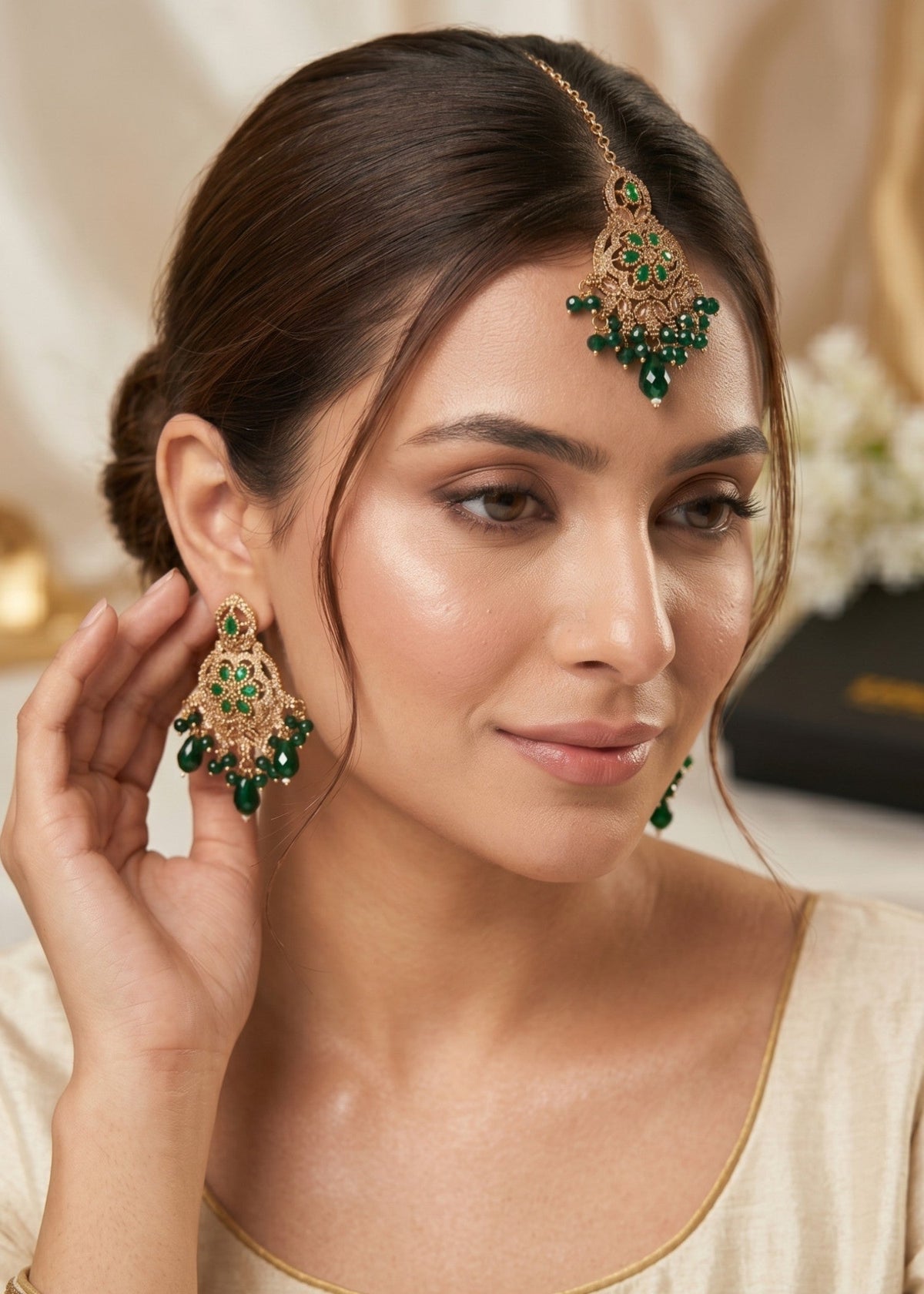 Shop the Amelia Earrings Tikka from Zarosh Jewel
