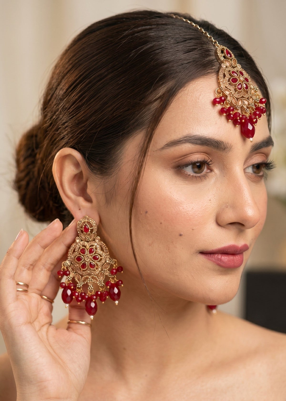 Shop the Amelia Earrings Tikka from Zarosh Jewel