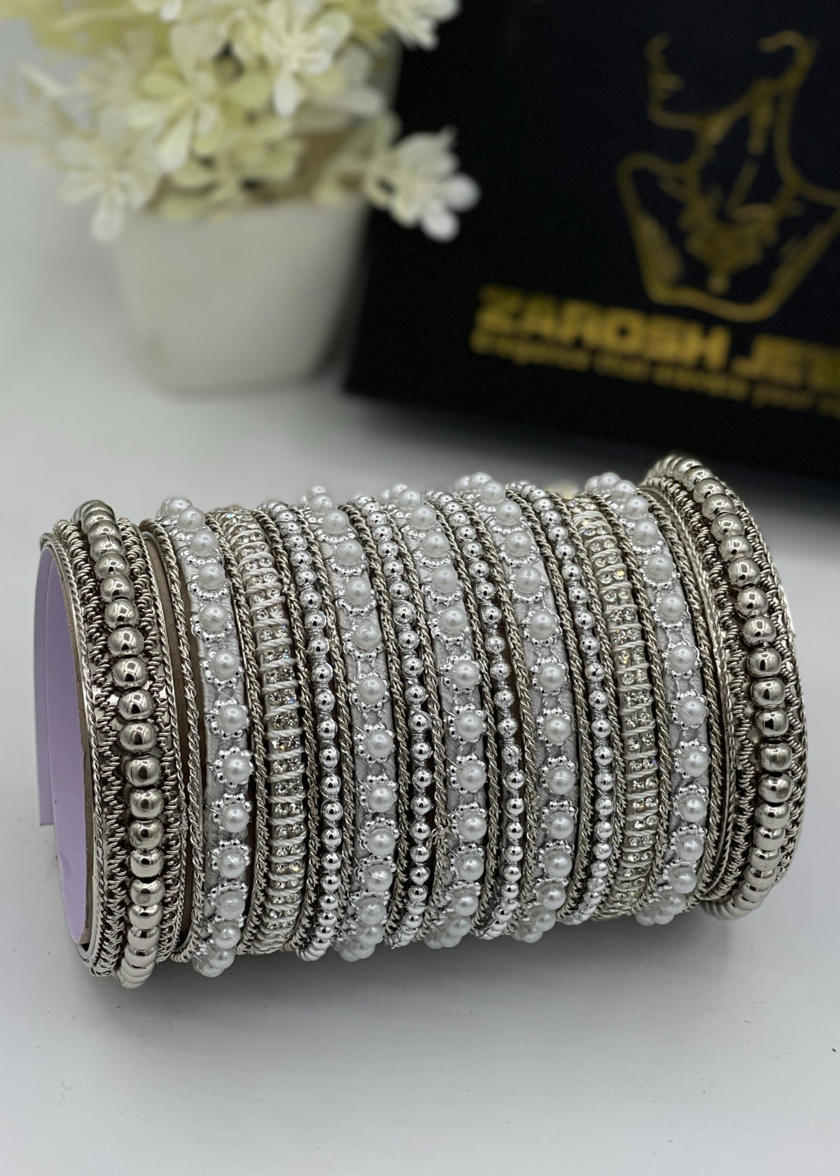 Shop the Anaya Bangle Set from Zarosh Jewel