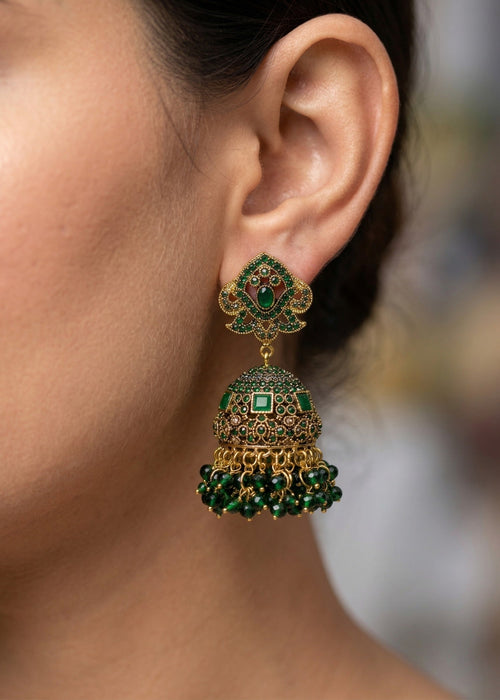 Aneesa Heritage Jhumka by Zarosh Jewel