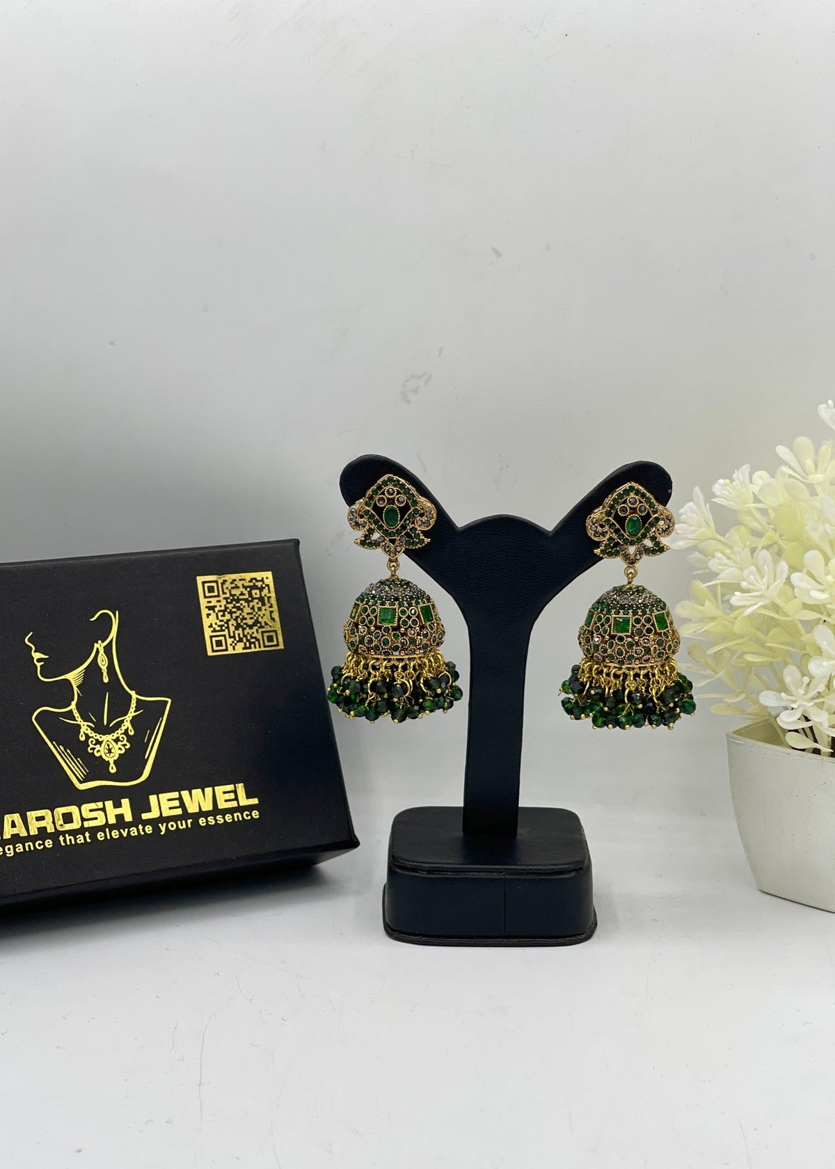 Shop the Aneesa Heritage Jhumka from Zarosh Jewel