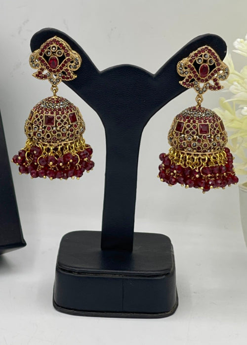 Shop the Aneesa Heritage Jhumka from Zarosh Jewel