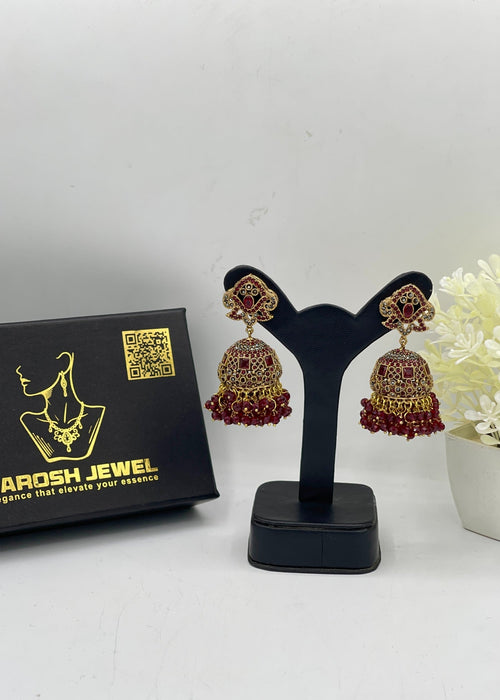 Shop the Aneesa Heritage Jhumka from Zarosh Jewel
