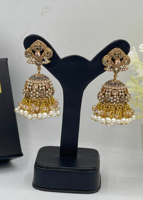 Shop the Aneesa Heritage Jhumka from Zarosh Jewel
