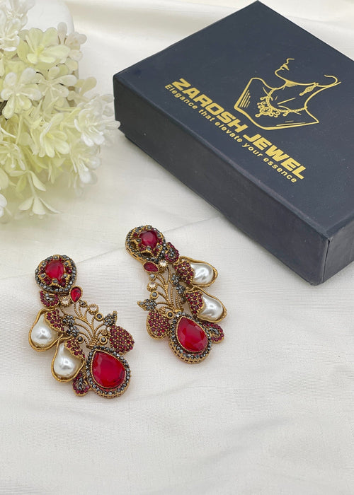 Shop the Anfa Earrings from Zarosh Jewel