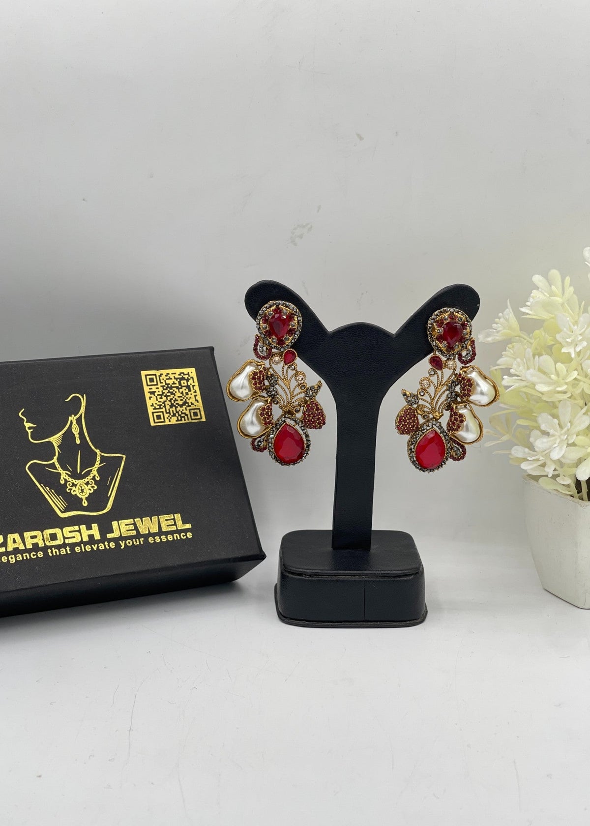Shop the Anfa Earrings from Zarosh Jewel