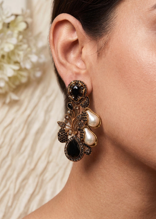 Anfa Earrings by Zarosh Jewel