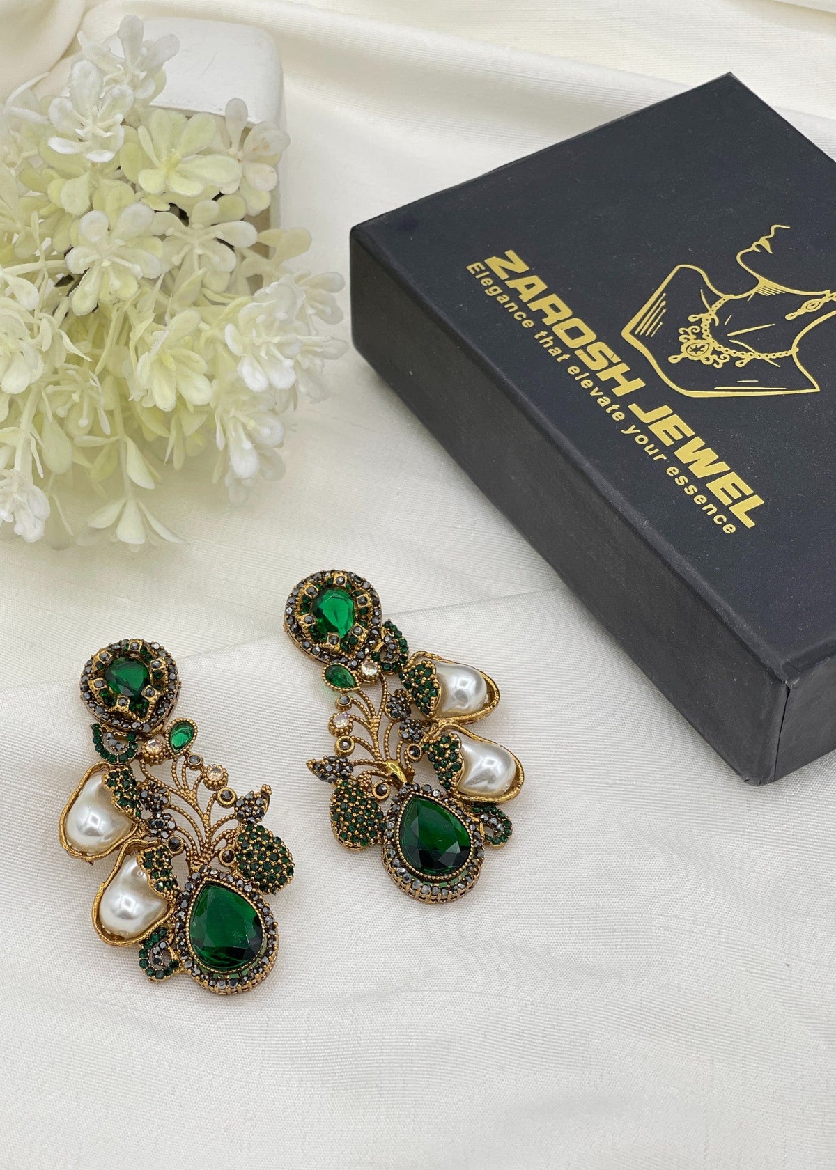 Shop the Anfa Earrings from Zarosh Jewel