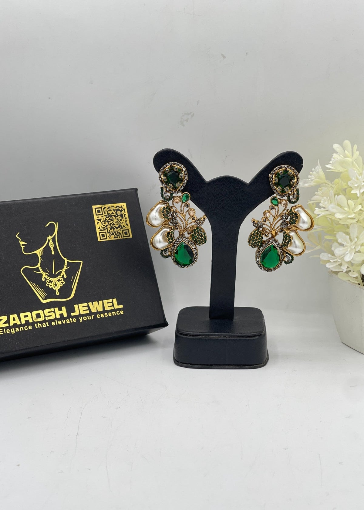 Shop the Anfa Earrings from Zarosh Jewel