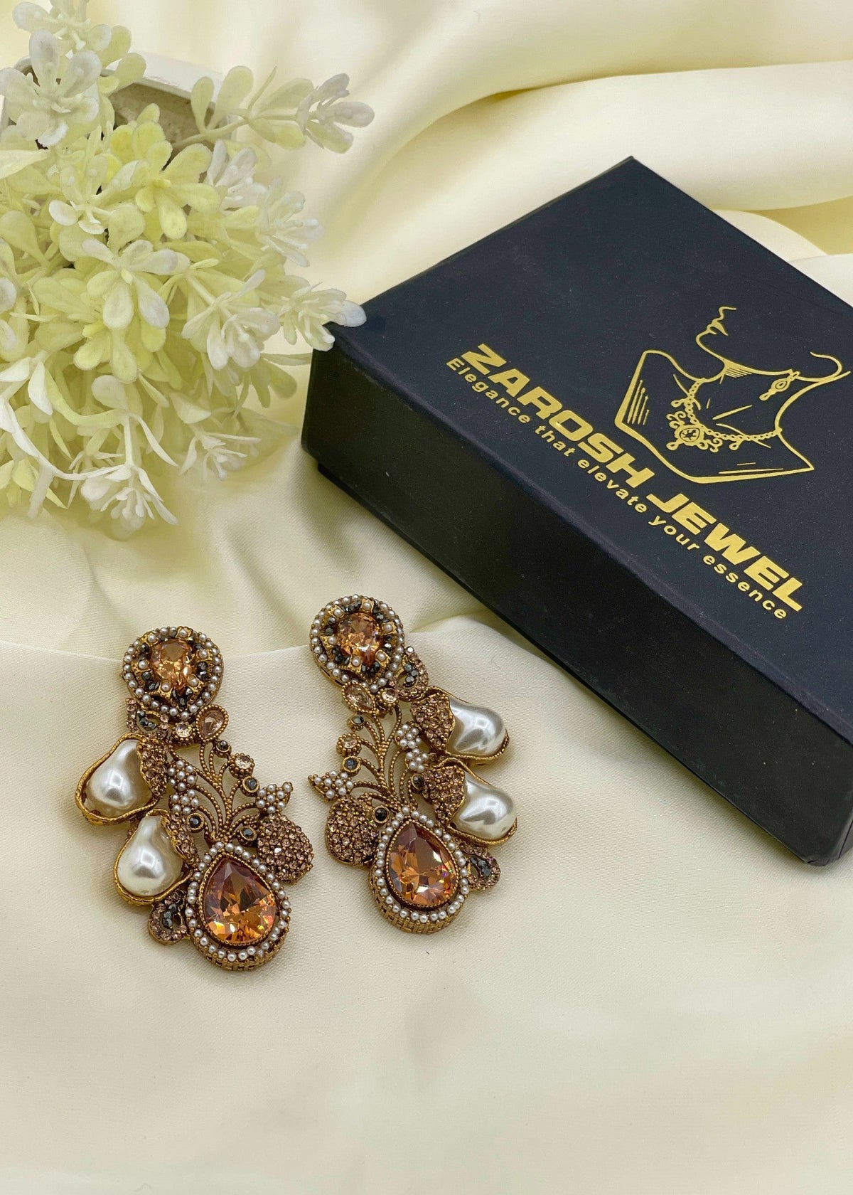 Shop the Anfa Earrings from Zarosh Jewel
