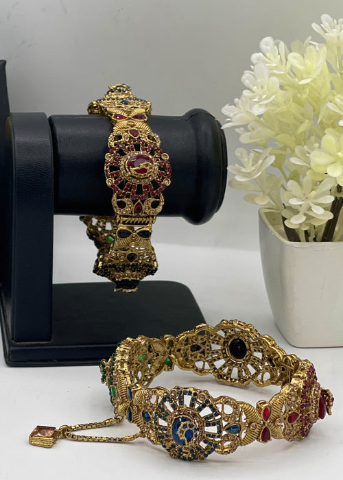 Shop the Anilaa Openable Bangle Set from Zarosh Jewel