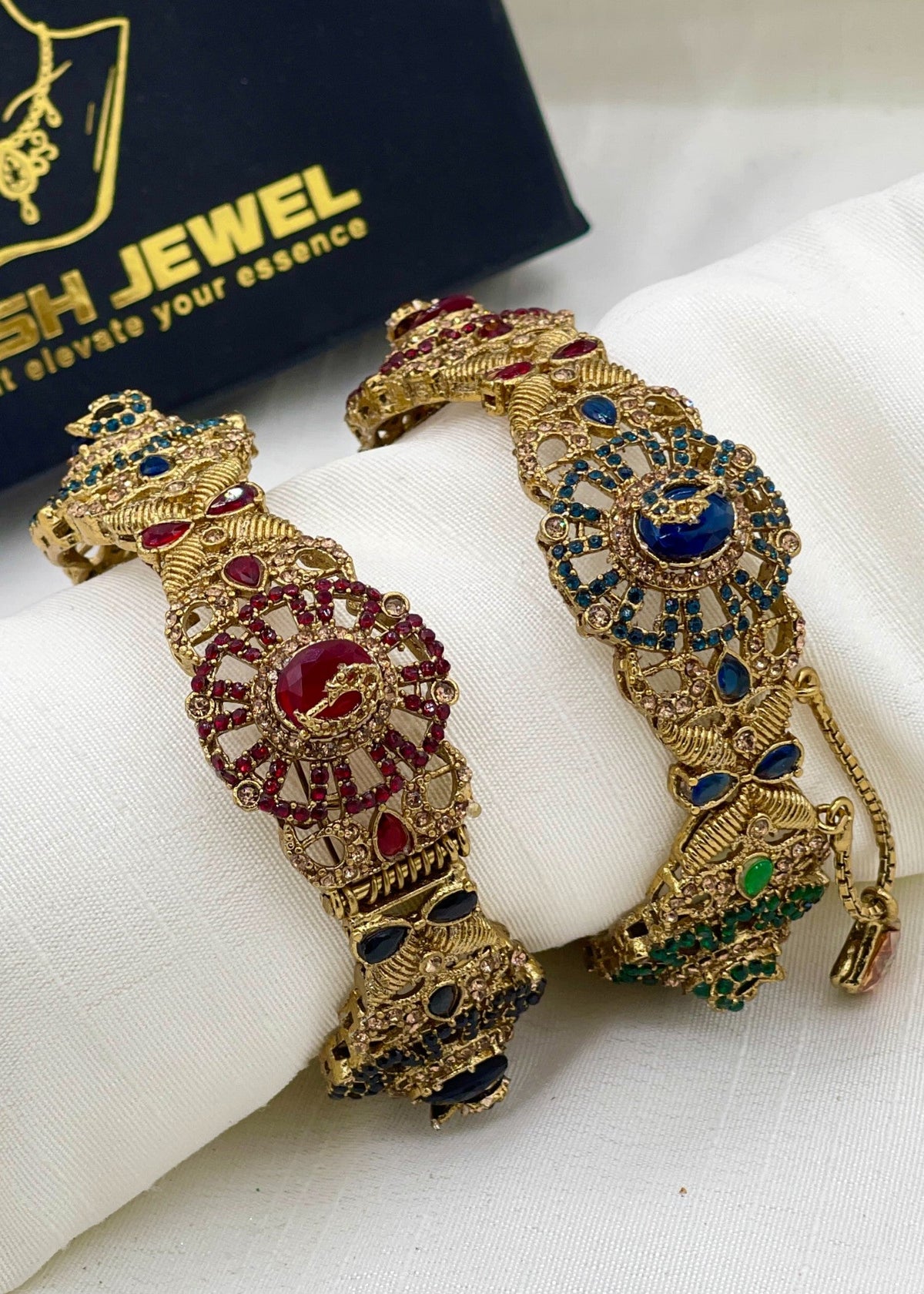 Shop the Anilaa Openable Bangle Set from Zarosh Jewel