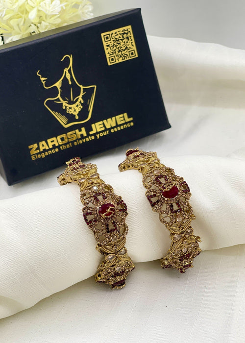 Shop the Anilaa Openable Bangle Set from Zarosh Jewel