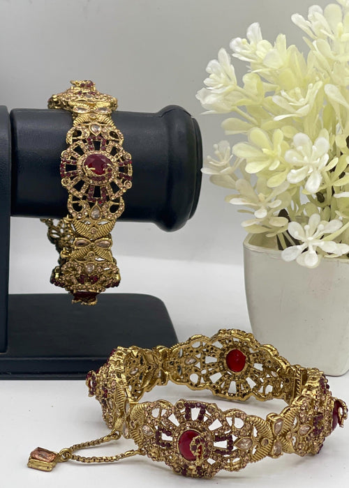 Shop the Anilaa Openable Bangle Set from Zarosh Jewel