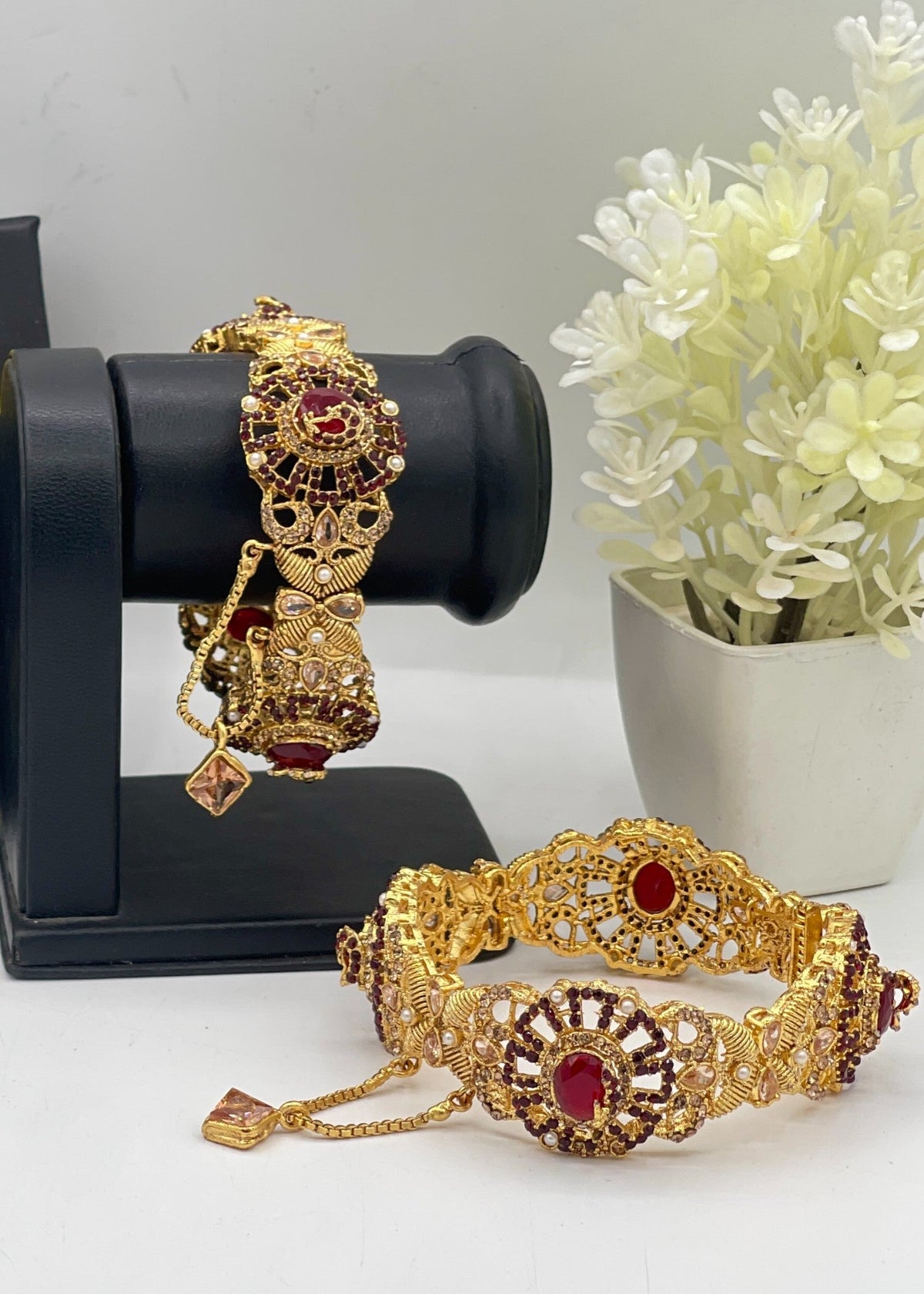 Shop the Anilaa Openable Bangle Set from Zarosh Jewel