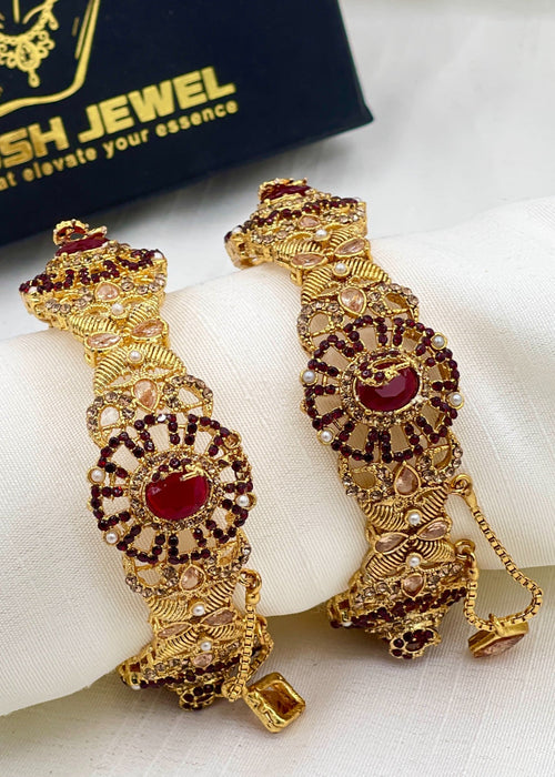 Shop the Anilaa Openable Bangle Set from Zarosh Jewel