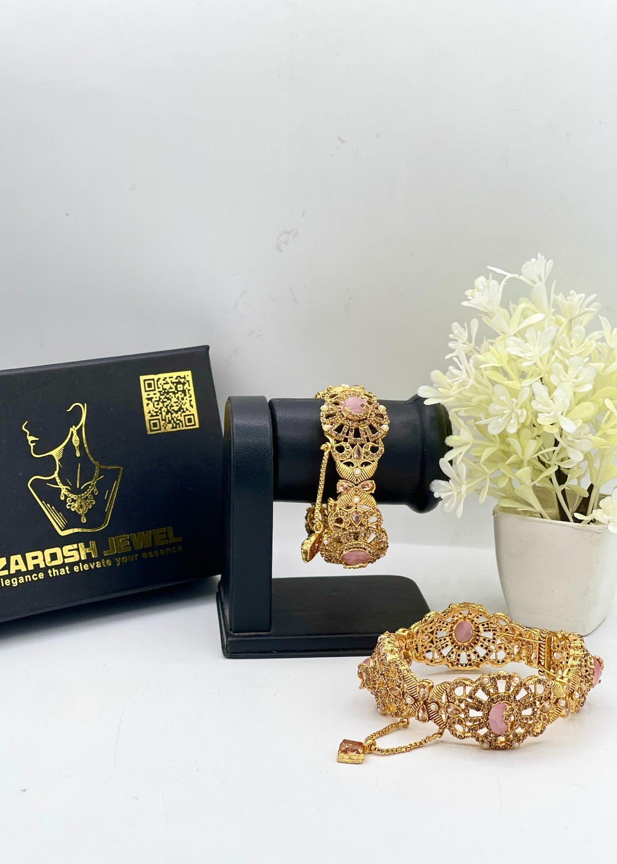 Shop the Anilaa Openable Bangle Set from Zarosh Jewel