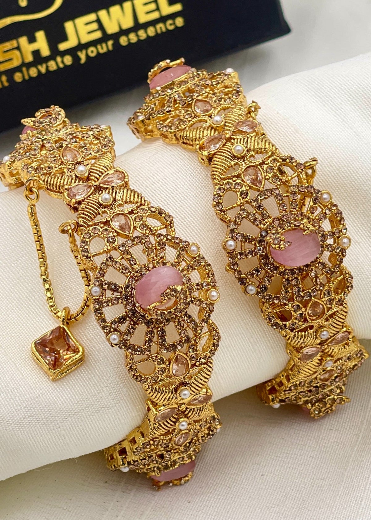 Shop the Anilaa Openable Bangle Set from Zarosh Jewel