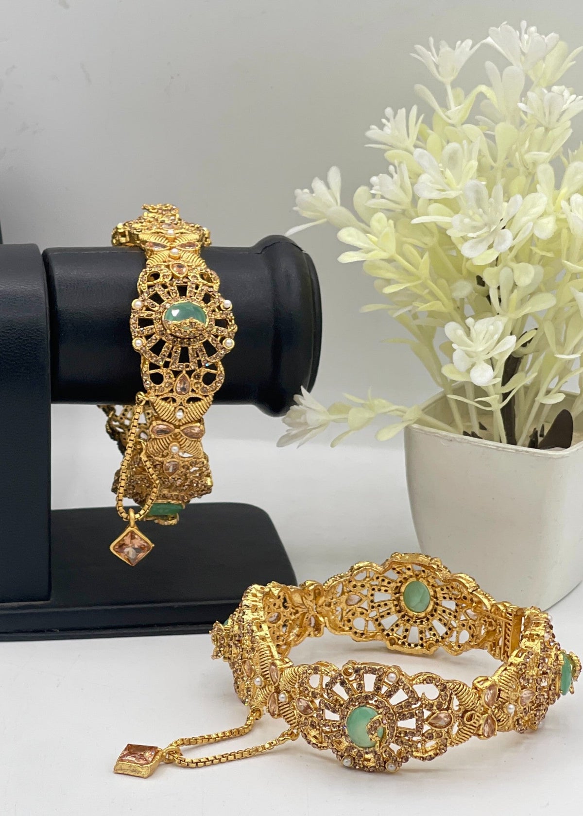 Shop the Anilaa Openable Bangle Set from Zarosh Jewel